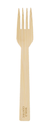 compostable - cutlery / birch - FORK / HD / 6.7" / brown - mfg / # - case/1000