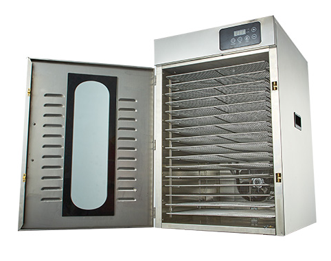 dehydrator / 16 tray - digital controls - Omcan / 47557 - 23"/19"/28" - stainless steel - 120v/8.3a/1500w/1hp - N