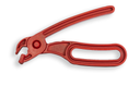 pizza pan - GRIPPER - red nylon - HD - tuff grip