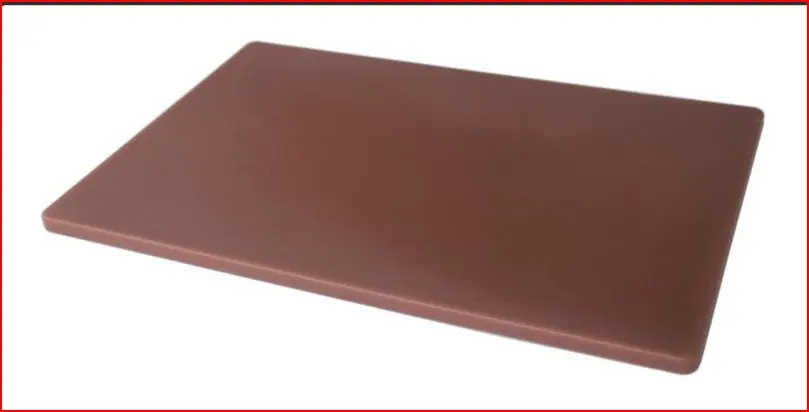 cutting board - hdpe - BROWN - 12″/18″/0.5″ - U