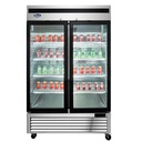 gdm - COOLER - 2 door - 54" - Atosa / MCF8707GR - stainless cabinet - 8 shelf - casters - 115v/3.2a/368w - N