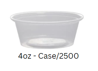 portion cup - PP - 4oz / 120ml - CASE/2500 - Karat