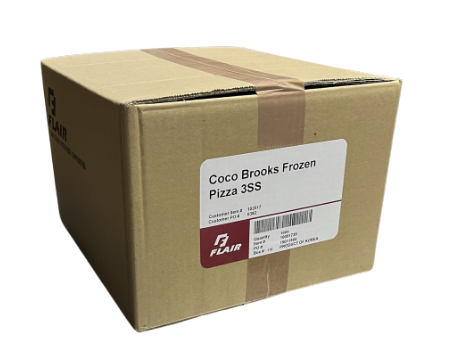 vac bag - flat - PRINTED - Coco Brooks - 3mil - 10 x 11 - case / 1000