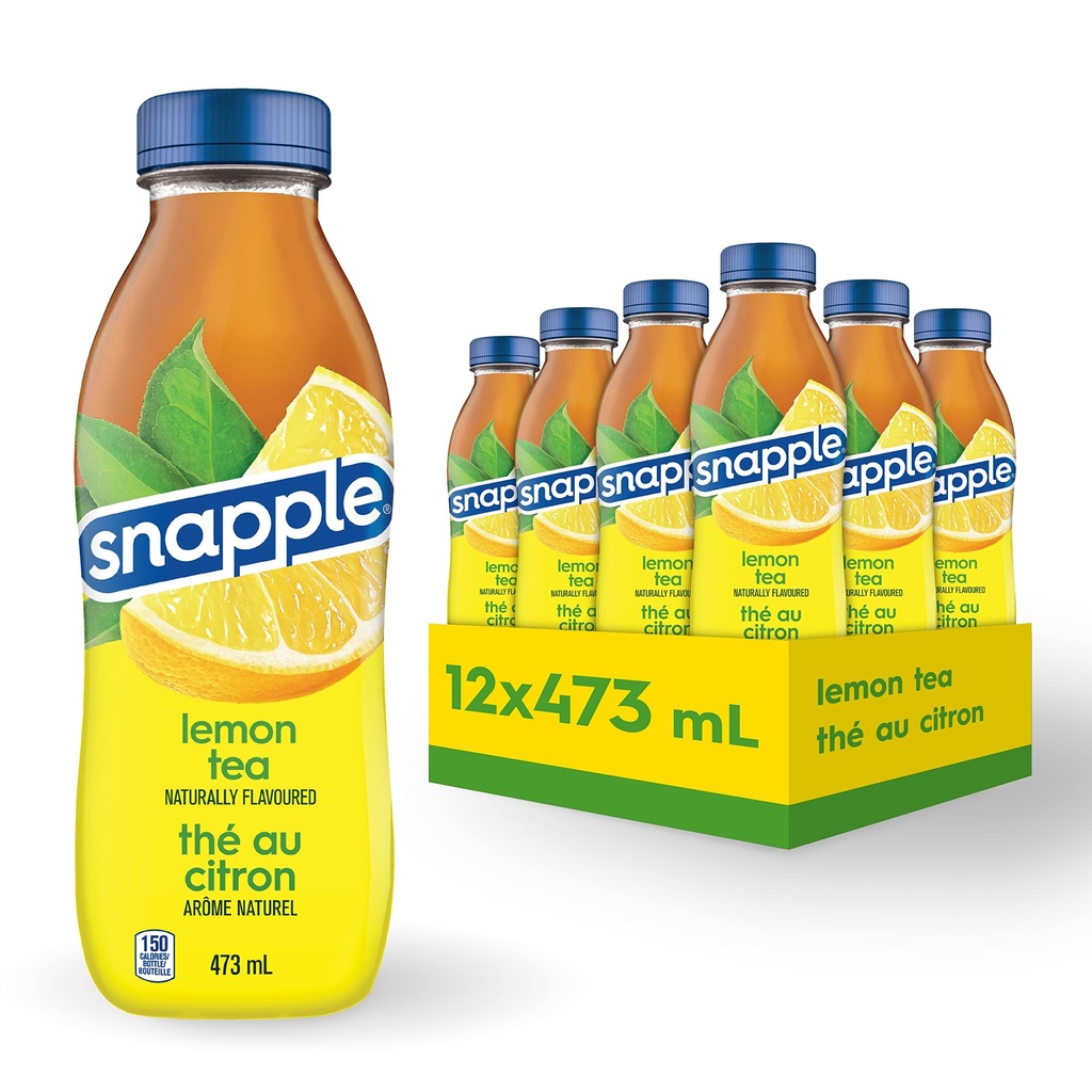 iced tea - LEMON - PET bottle - 473ml - Snapple - case/12
