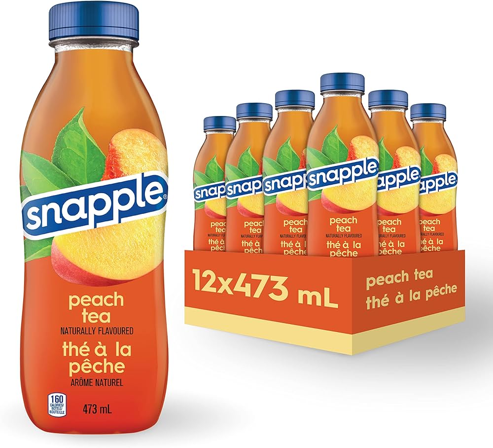 iced - tea - PEACH - PET bottle - 473ml - Snapple - case/12