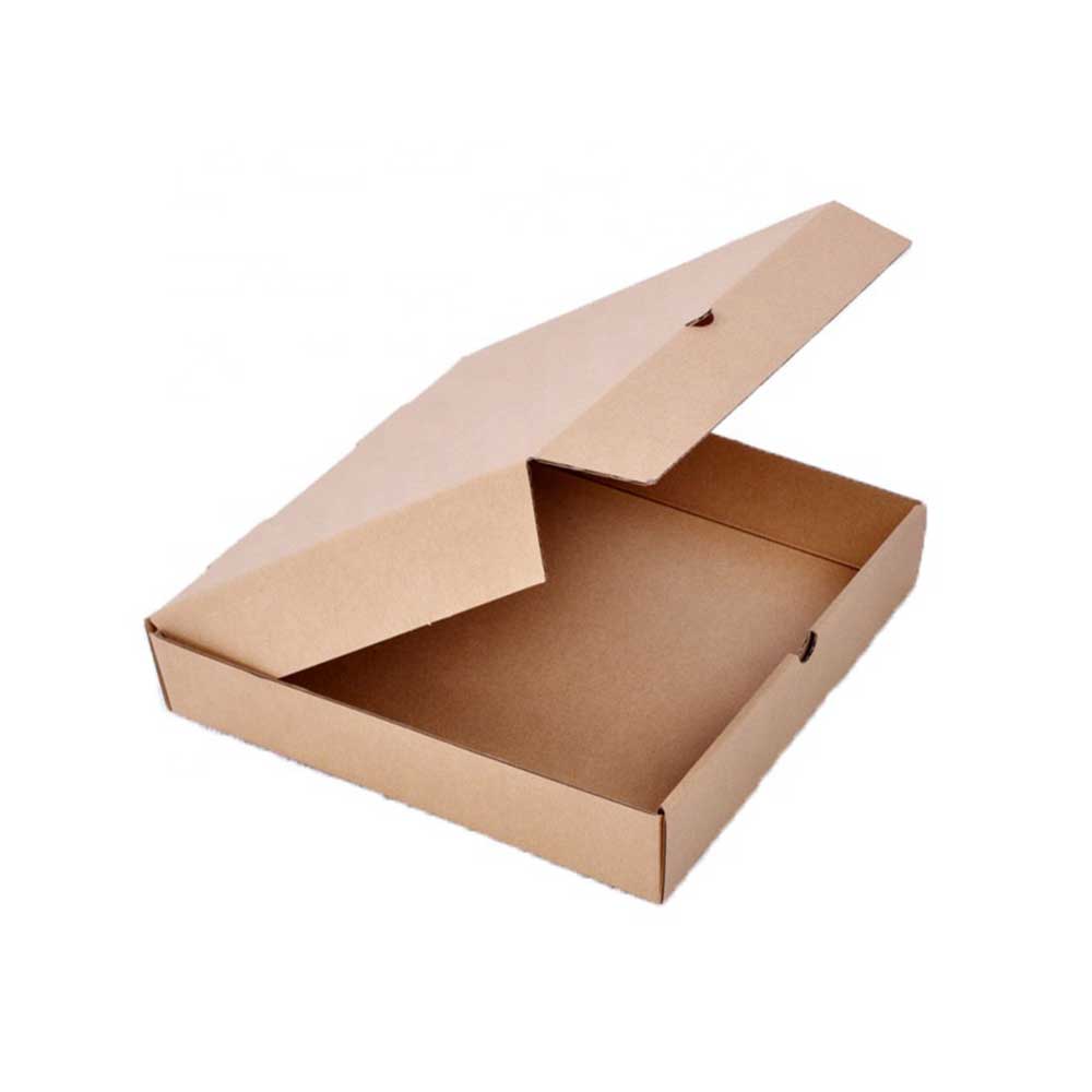 pizza box - 8''/1.5" - kraft out / kraft in - E flute - bundle/100/sw - SPL
