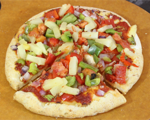 pizza - 8" frozen - Gluten Free #8169 - No Cheese Veggie - each