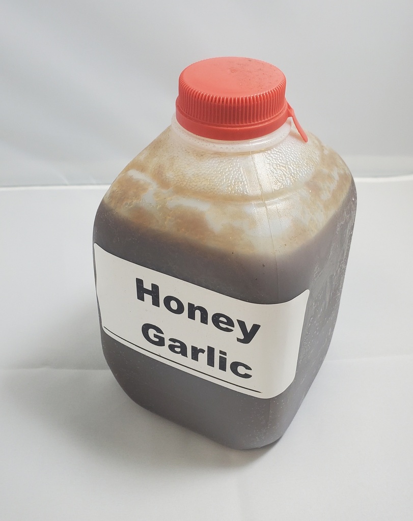 sauce - HONEY GARLIC - 1L jug (for wings)