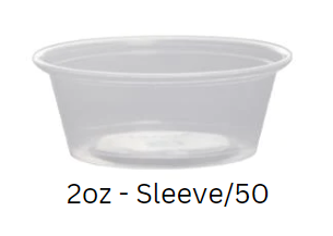 portion cup - PP - 2oz / 60ml - sleeve/50 - Karat