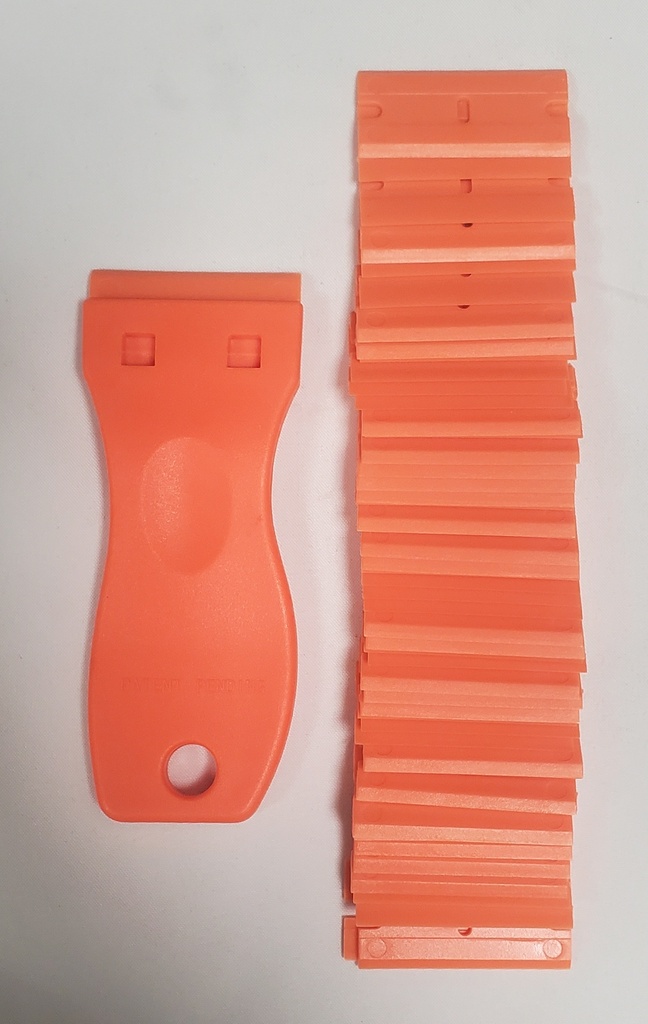 OVEN SCRAPER - nylon scraper +50 nylon blades - N