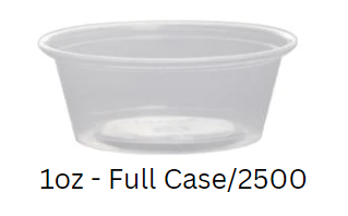 portion cup - PP - 1oz / 30ml - CASE/2500 - SPL