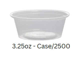 portion cup - PP - 3.25oz / 100ml - CASE/2500 - SPL