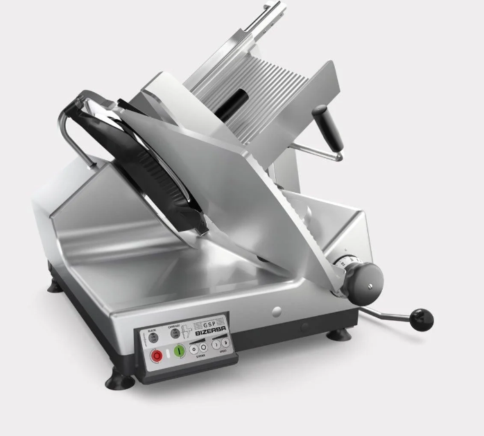 meat slicer - automatic - Bizerba / GSP HD 33 - 13" blade - 1/2hp - meat / CHEESE - Germany - 120v/2.6a/312w - U