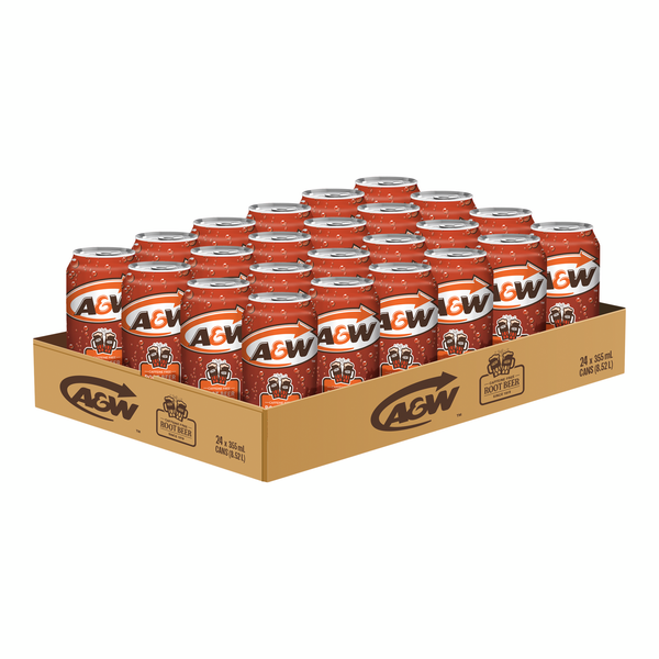soda - A&W ROOTBEER - 355ml - case/24 