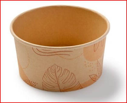 bamboo BOWL - Forest Collection - PLA Lined - 44oz - 300/cs 