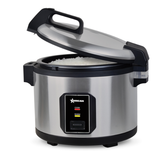 [755610-N] rice cooker / warmer - 64cup / 32cup raw - Omcan / 47591 - 6L/13L - S/S - 120v/1500w - N