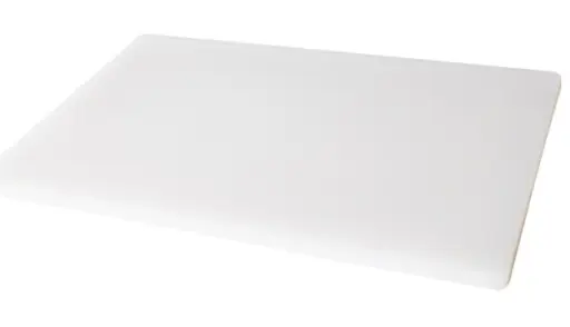 [41196-U] cutting board - hdpe - WHITE - 12″/18″/0.5″ - U  