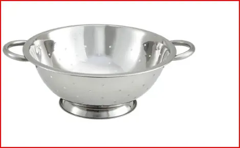[COD-5] colander - stainless steel - 5 qt - Winco - N 