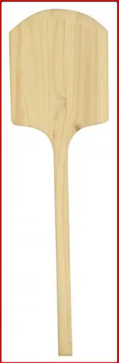 [80607-U] pizza peel - wooden - 16"/18" - 42"L - wooden handle - U